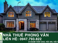 Cho thuê nhà mặt Hồ Tiên Nga